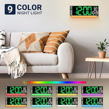 16.5" Large Digital Wall Clock: Wall Mount Decor Clock Large Display - Image 2