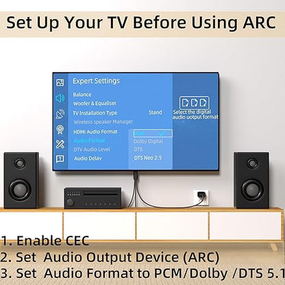 YEUGICEO 192KHz eARC ARC to Optical SPDIF Coaxial Audio Converter - Image 2