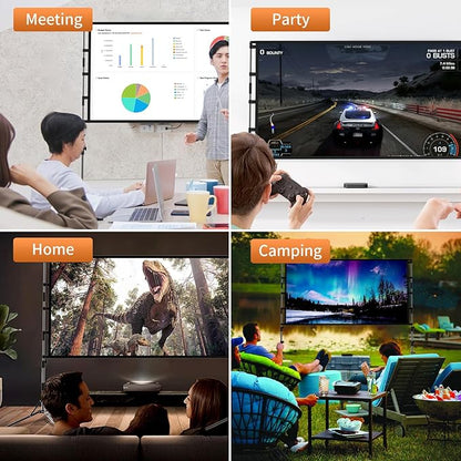 Projector Screen and Stand, GAINVANE 120 inch Portable Projector Screen Indoor - Image 7