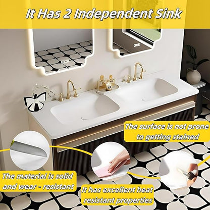 Bathroom Vanity with Double Sink - Image 5