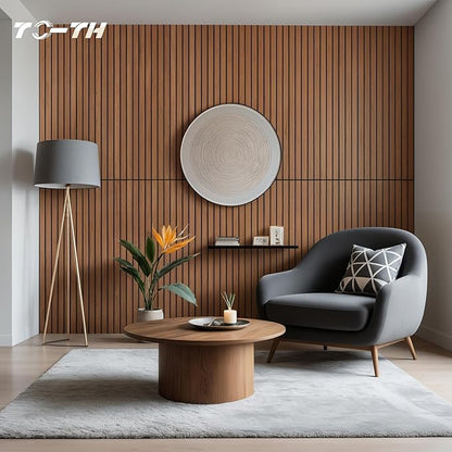 TO-TH Wood-Look Acoustic Wall Panels, 10 Pack 47.2” x 23.6” Sound Panels - Image 6