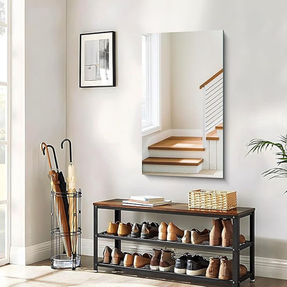 CILIBER Frameless Mirror, 20x36 Inch Bathroom Mirrors - Image 5