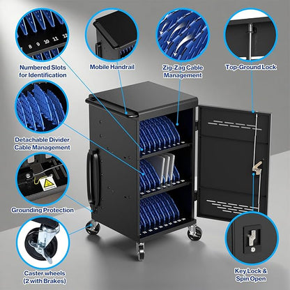 Fully Assembled 30 Unit Device Charging Station - Image 4
