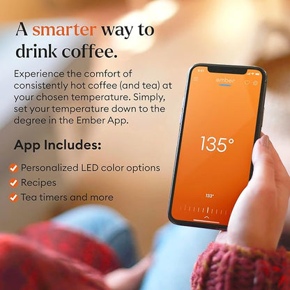 Ember Temperature Control Smart Mug 2, 10 Oz, App-Controlled Heated Coffee Mug - Image 2