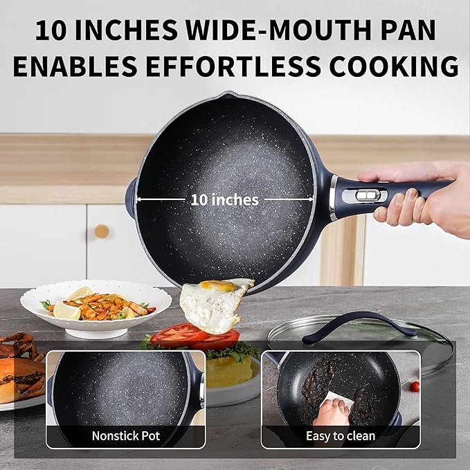 3-Quart Electric Hot Pot & wok Nonstick - Image 6