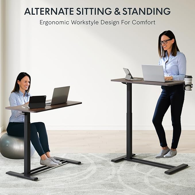 FLEXISPOT Mobile Standing Desk - Image 8