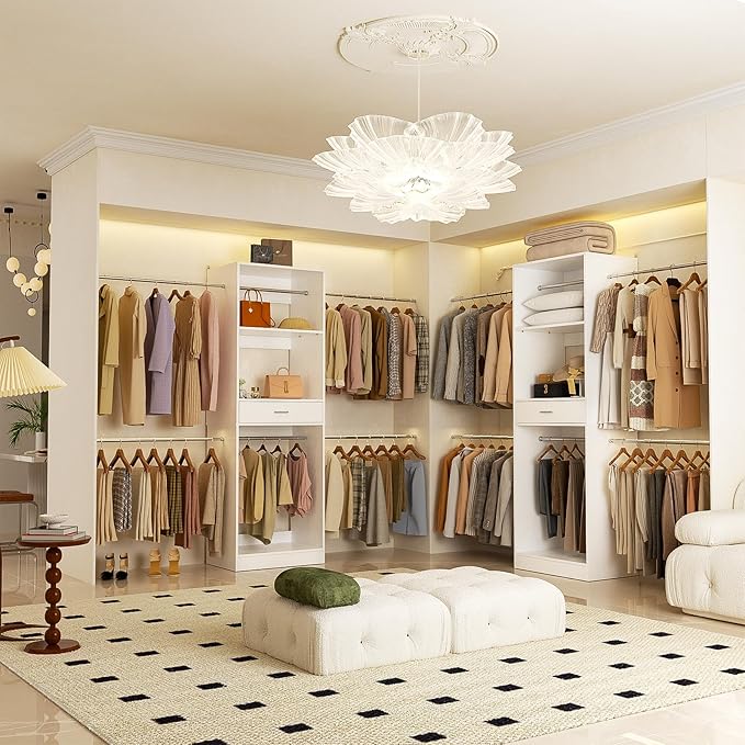 Unikito 8FT Closet System, 96 Inch Walk in Closets Organizer Kit - Image 2