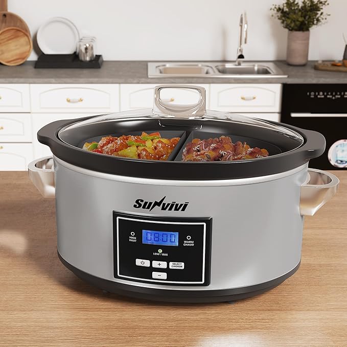 Sunvivi 6 Quart Programmable Slow Cooker - Image 2