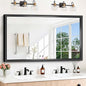 Large Bathroom Mirror, 60 x 36 Inch Rectangular Wall Mirror 0.6" Thickened Deep by WelcometoCIVENO