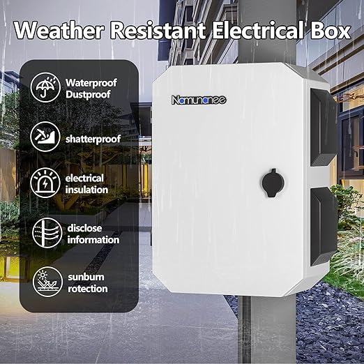 Outdoor Electrical Box with Thermostat and Fan, Cold-Rolled Steel Plate - Image 2