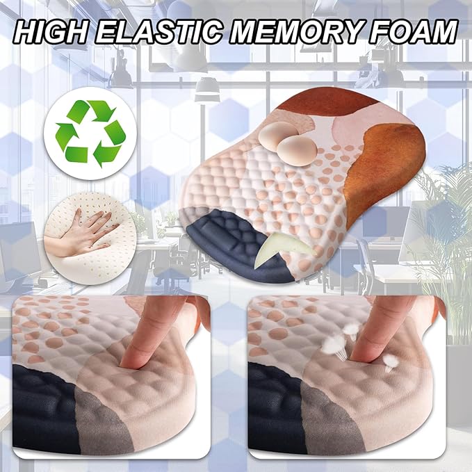 Ergonomic Mouse Pad Wrist Support and Keyboard Wrist Rest, Computer Carpal - Image 7
