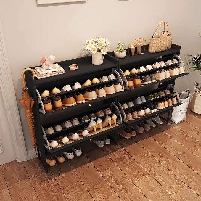 AVZEAR Narrow Shoe Storage Cabinet - Image 5