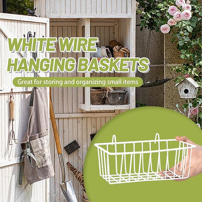 3PCS Wire Baskets, Metal Wire Storage Basket, Wall Hanging Bin and Display - Image 7