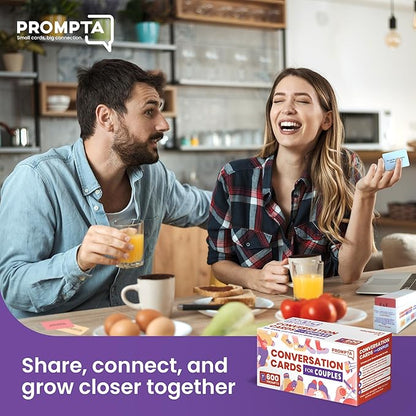 Prompta 600 Conversation Cards for Couples – Light, and Deep Get-to-Know-You - Image 6
