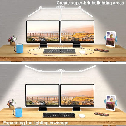 Micomlan Led Desk Lamp for Home Office, 24W Bright Rotatable Led Table Light - Image 2