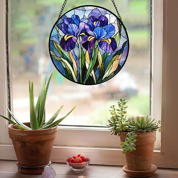 CRISGIF Stained Glass Window Hanging - Image 4