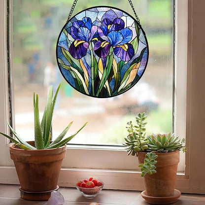 CRISGIF Stained Glass Window Hanging - Image 4