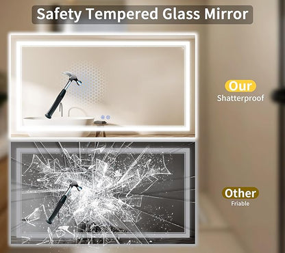 28"x60" LED Bathroom Mirror - Image 6
