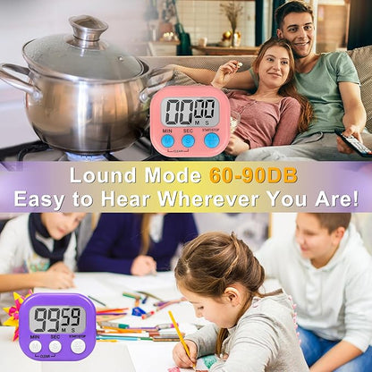 ZILLEEN Classroom Timer for Kids Teachers 2 Pack Digital Timers - Image 4