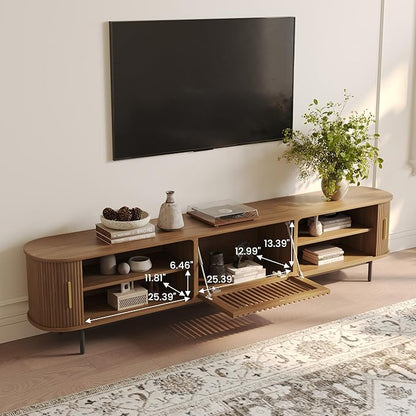 POVISON Sliding Tambour Door TV Stand - Image 3