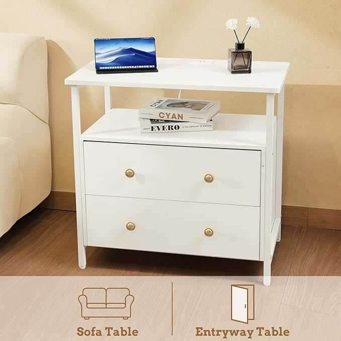 Edbuosy 27 inch Wide Night Stand - Image 8