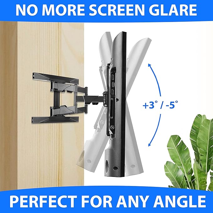 Mount Factory Heavy-Duty Full Motion TV Wall Mount - Image 5