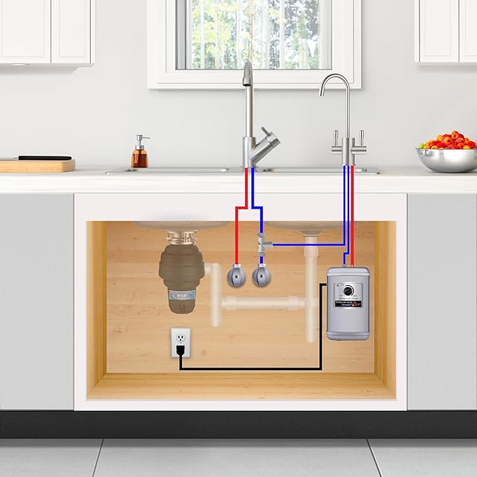 Ready Hot Compact Instant Hot Water Dispenser, Stainless Steel Tank, Wall - Image 8