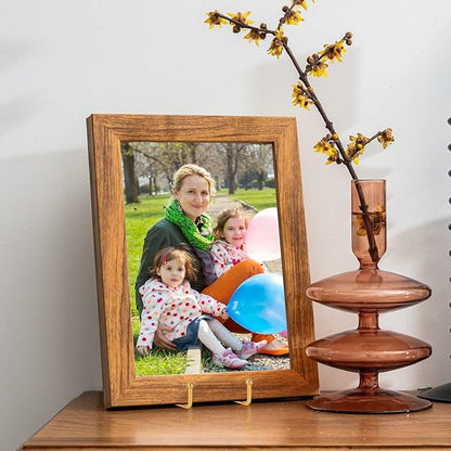 IBosins 5 Pack 6 Inch Plate Holder Display Stands, Metal Gold Frame Stand - Image 5