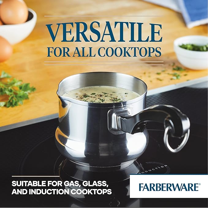 Farberware Classic Stainless Steel 0.625-Quart Butter Warmer - Image 3