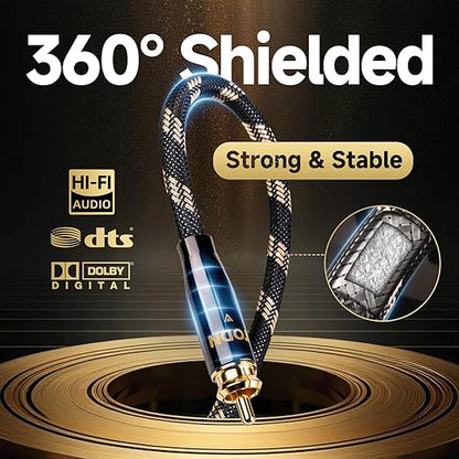 TODN HiFi Digital Coaxial Audio Cable - Image 3