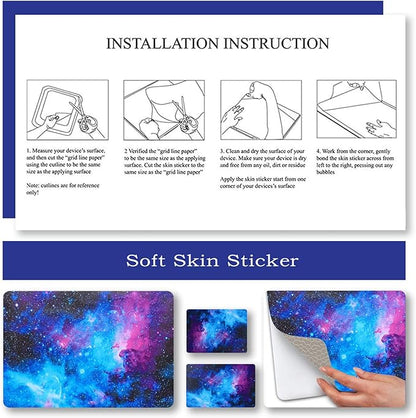 ToLuLu Laptop Skin Sticker Decal, Nebula Galaxy - Image 5