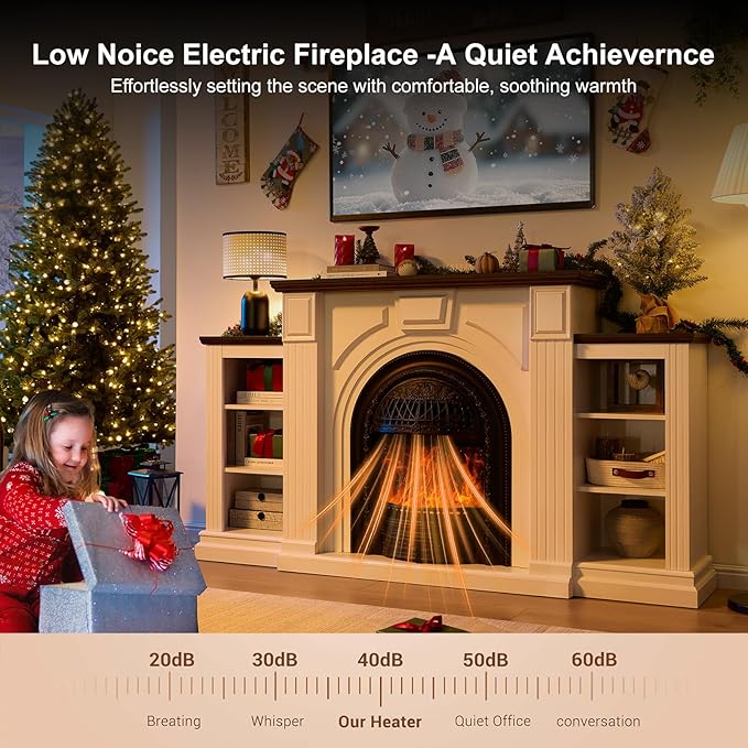 Farmhouse Electric Fireplace - Image 5