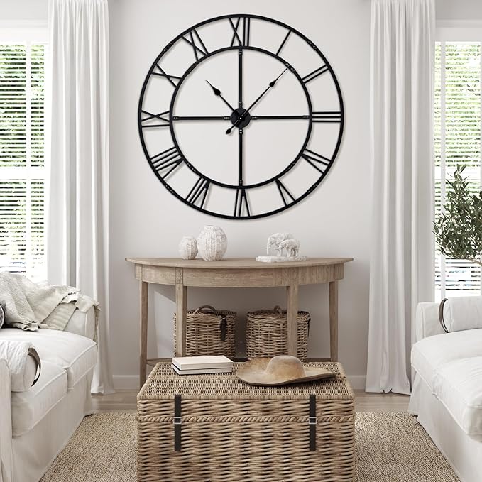 Ohweog Oversized 48 inch Wall Clock - Image 3