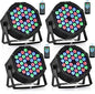 CO-Z 36 LED Stage Lights, RGB Par Lights by CO-Z