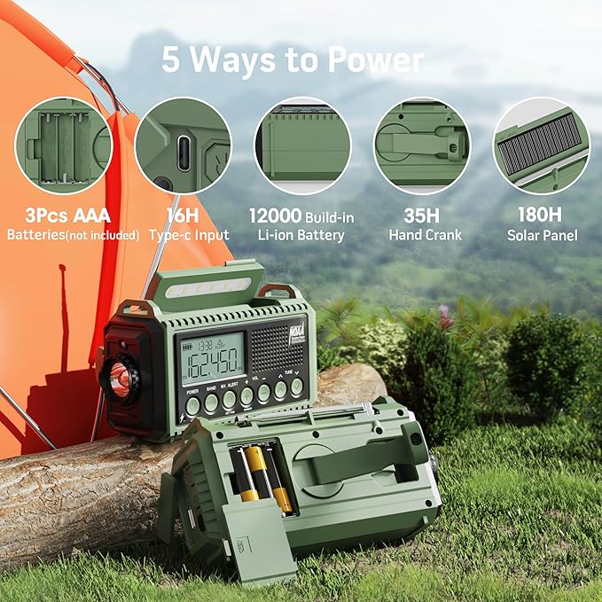 12000 Emergency Radio, NOAA Weather Radio - Image 4