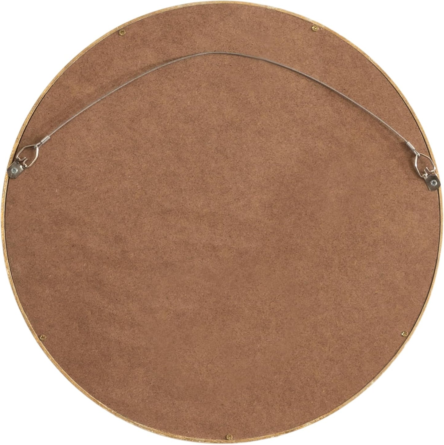 Kate and Laurel Travis Modern Round Wall Mirror Set; Set of 3; Varying Sizes; Gold; Decorative Three-Piece Circle Mirror Set for Use as Bathroom Mirror Decor or Gallery Wall Mirrors