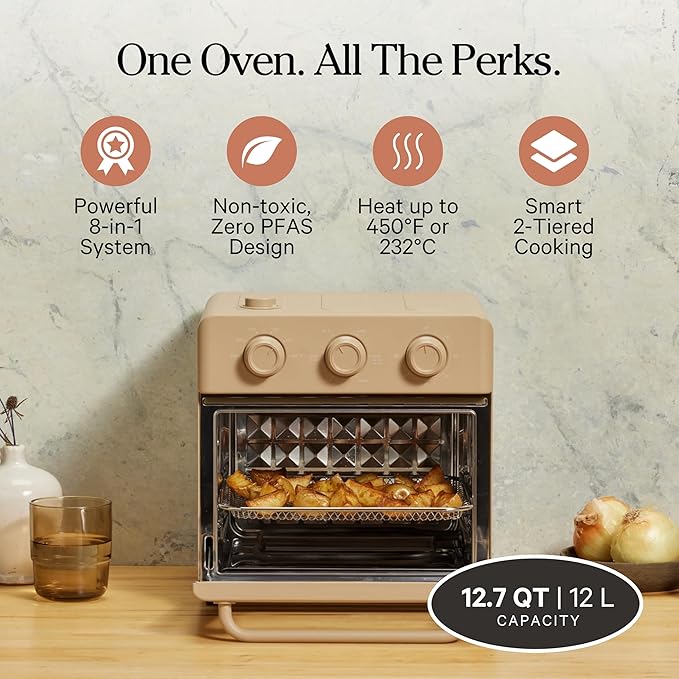 Our Place Wonder Oven | 6-in-1 Stainless Steel Air Fryer Toaster Oven Combo - Image 2