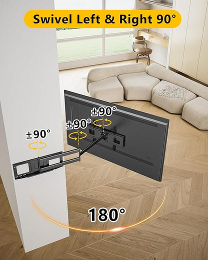 48'' Extension Extra Long Arm TV Wall Mount, Heavy Duty Full Motion TV Wall - Image 5