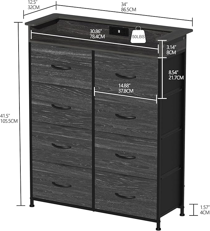Fabric Dresser for Bedroom - Image 2