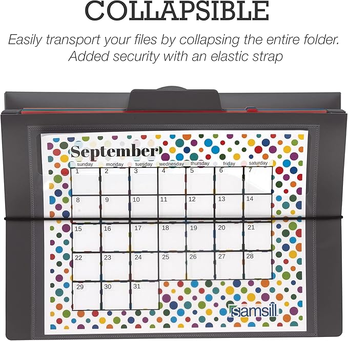 Samsill Cascading Wall File Organizer, Classrom Organization and Storage - Image 4