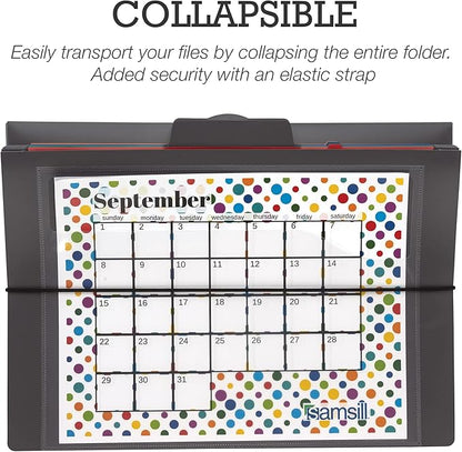 Samsill Cascading Wall File Organizer, Classrom Organization and Storage - Image 4