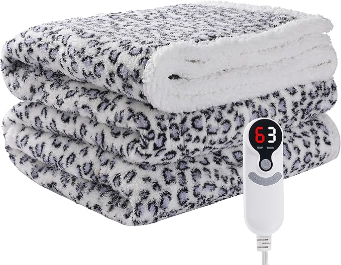 Electric Heated Blanket Full Size 72"×84" by EydnaEletcricBlanket