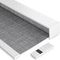 Tipiace Motorized Blinds with Remote Window Roller Shade Wireless Rechargeable by Tipiace
