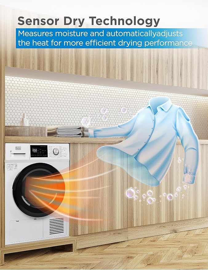 BLACK+DECKER 4.4 Cu. Ft. Electric Dryer - Image 4