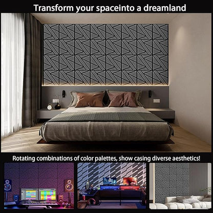 12 Pack Large Self-Adhesive Soundproof Wall Panels, 15.7 x 15.7 x 0.47 in Sound - Image 5