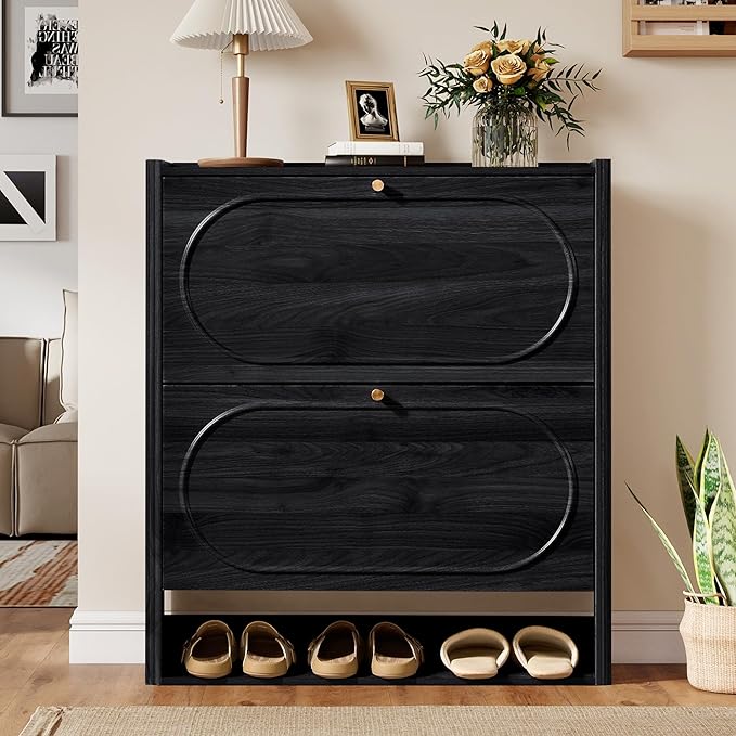 Shoe Storage Cabinet Entryway, Narrow Shoe Cabinet - Image 7