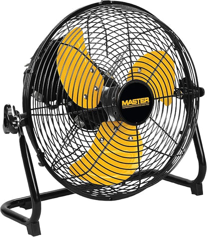 Master Professional 12 inch High Velocity Powerful Direct Drive Steel Floor Fan by MasterPROFESSIONAL