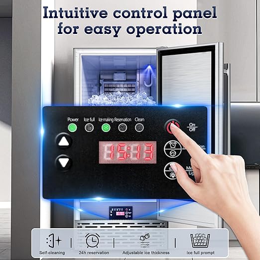 Ice Maker Commercial Under Counter Ice Maker Machine 88Lbs/Day - Image 5