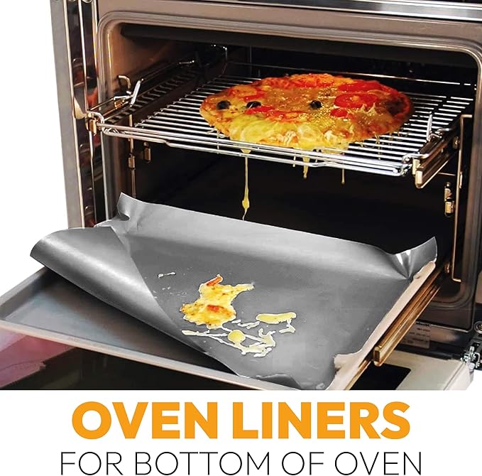 Silver Teflon Liner Roll for Ovens, Stovetops & Grills - Image 2