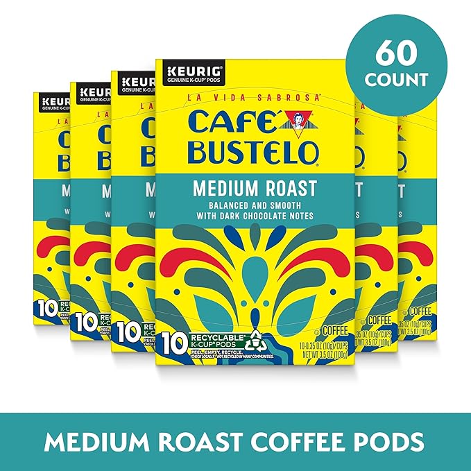 Café Bustelo Medium Roast Coffee, 10 Ct. K-Cup pods - Image 2